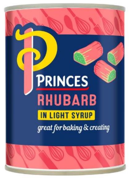 Princes Rhubarb Tin 6 x 540g