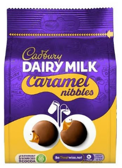 Cadbury Caramel Nibbles Pouch 10 x 85g